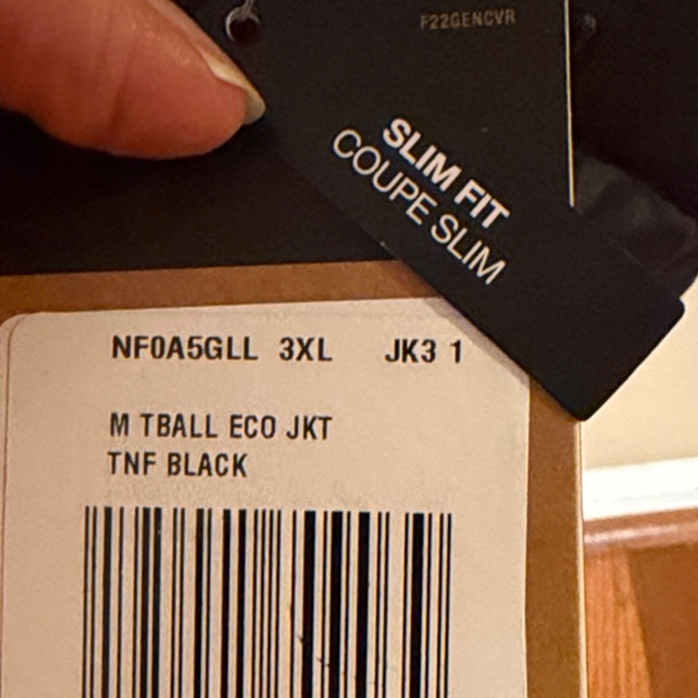 The North Face Men's Black Thermoball Puffer Jacket XXXL - Picture 4 of 7